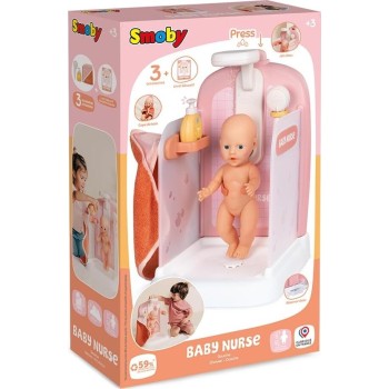 Smoby Baby Nurse Ντους Με Λειτουργική Κεφαλή Ντους - Για Κούκλες 7600220399 3032162203996
