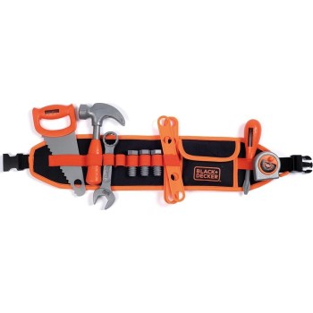 Smoby - black+decker - ceinture outils reglable - 14 accessoires 7600360917 3032163609179