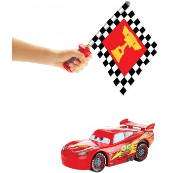 Mattel Disney Cars Mcqueen Αγωνιστικό Όχημα Με Τηλεχειριστήριο Και Ήχους DPL07 887961319514