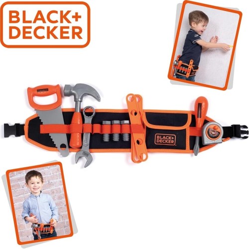 Smoby Black+Decker - Ρυθμιζόμενη Ζώνη Εργαλείων - 14 Αξεσουάρ 7600360917 3032163609179