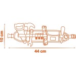 Smoby - black+decker - ceinture outils reglable - 14 accessoires 7600360917 3032163609179