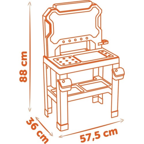 Smoby Black+Decker Bricolo Πάγκος Εργασίας 7600360739 3032163607397