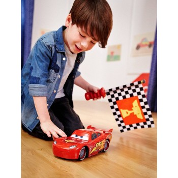 Mattel Disney Cars Mcqueen Αγωνιστικό Όχημα Με Τηλεχειριστήριο Και Ήχους DPL07 887961319514