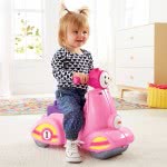 Mattel Fisher Price Laugh And Learn Εκπαιδευτικό Scooter Smart Stages - Ροζ DPV94 887961326314