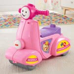 Mattel Fisher Price Laugh And Learn Εκπαιδευτικό Scooter Smart Stages - Ροζ DPV94 887961326314