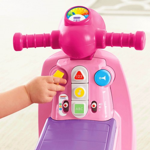 Mattel Fisher Price Laugh And Learn Scooter Smart Stages - Pink DPV94 887961326314