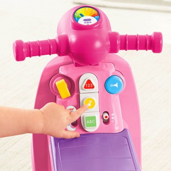 Mattel Fisher Price Laugh And Learn Scooter Smart Stages - Pink DPV94 887961326314