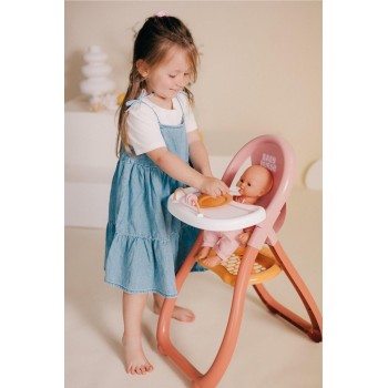 Smoby Baby Nurse Play set - High Chair, With 2 Accessories 7600220388 3032162203880