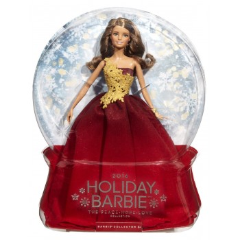 Mattel Barbie Συλλεκτική Holiday 2016 Κόκκινο Φόρεμα DRD25 887961331431