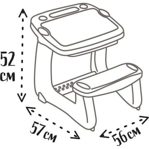 Smoby Magic Desk Με Αξεσουάρ 7600420224 3032164202249