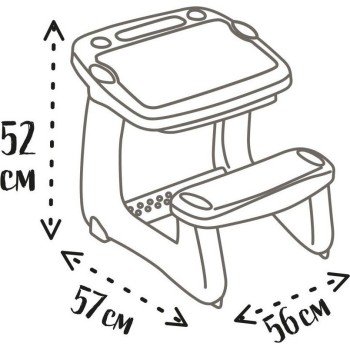 Smoby Magic Desk Με Αξεσουάρ 7600420224 3032164202249