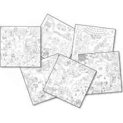 Smoby Game set - Coloring Sheets, 10 Pieces xxl 7600430200 3032164302000