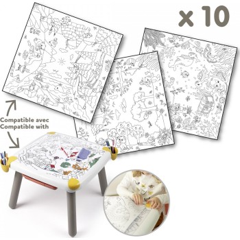Smoby Game set - Coloring Sheets, 10 Pieces xxl 7600430200 3032164302000