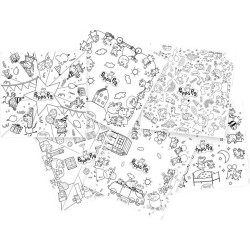 Smoby Coloring Book - Peppa Pig, 10 Pieces 7600430201 3032164302017