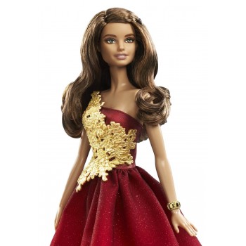 Mattel Barbie Συλλεκτική Holiday 2016 Κόκκινο Φόρεμα DRD25 887961331431