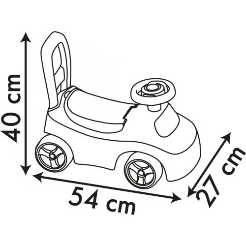 Smoby Peppa Pig Auto Ride-On 7600720550 3032167205506