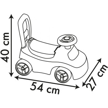 Smoby Peppa Pig Auto Ride-On 7600720550 3032167205506