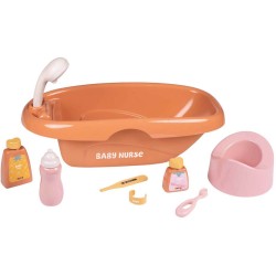 Smoby Baby Nurse Bath Set And Accessories New 7600220383 3032162203835