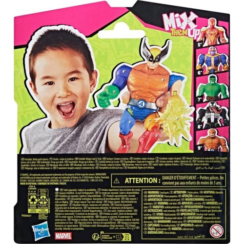 Hasbro mixmashers Wolverine custom avengers mix-and-match action figure and acces F9265 / G2877 5010996379450