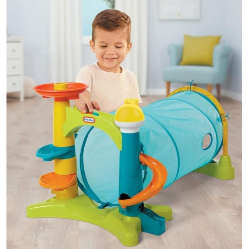 Little Tikes 2 In 1 Activity Tunnel, Indoor Outdoor Play For Kids Boys Girls 1-3 Years Old 639838 050743639838