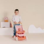 Smoby Καρότσι Κούκλας Baby Nurse Pushchair, Για Κούκλες Έως 42 Cm, Ύψος Λαβής 58 Cm, Τσάντα Και Καλάθι Αποθήκευσης, Από 18 Μηνών