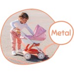 Smoby Ποδήλατο Chuli Pop Car Καροτσάκι Κούκλας Για Κούκλες Έως 42 Cm Δεν Περιλαμβάνεται Κούκλα Αφαιρούμενο Καλάθι Μεταλλικός Σκε