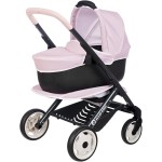 Smoby - Maxi-cosi 3-in-1 doll pram, carrying basket + buggy - for dolls up to 42 cm Not included - Freely rotating front wheels,