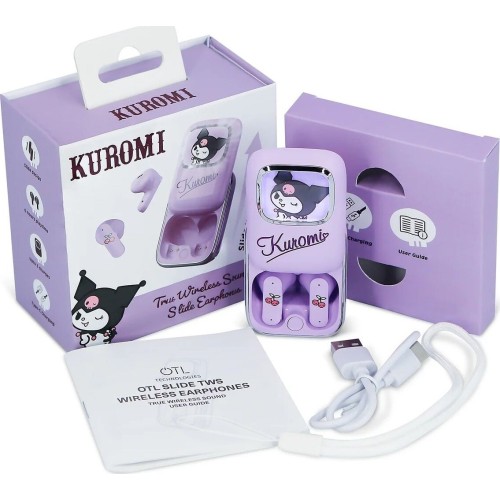 otl technologies Hello Kitty Wireless Headphones otl - Kuromi, Tws, Slide, Purple  5055371631693