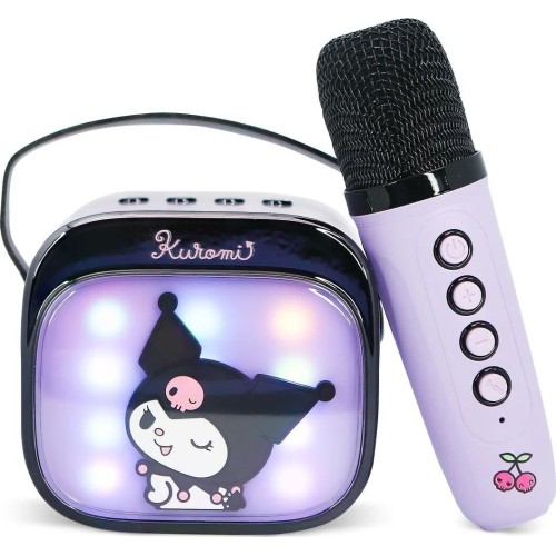 otl technologies Hello Kitty φορητό ηχείο otl  - kuromi popsing karaoke speaker and microphone, μωβ  5055371631938