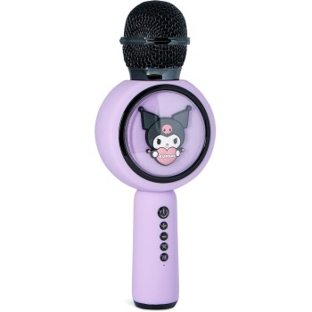 otl technologies Hello Kitty Kuromi Popsing Wireless LED Light Up Karaoke Microphone  5055371631952