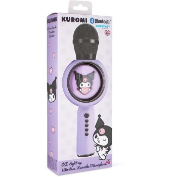 otl technologies Hello Kitty Kuromi Popsing Wireless LED Light Up Karaoke Microphone  5055371631952