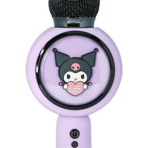 otl technologies Hello Kitty Kuromi Popsing Wireless LED Light Up Karaoke Microphone  5055371631952