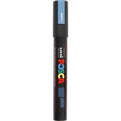 Uni-ball Mitsubishi Pencil Ακρυλικός Μαρκαδόρος Μεσαίο Uni-Posca, Μεταλλικό Μπλε PC-5M-ΜΠΛΕ-ΜΕΤΑΛΛΙΚΟ 4902778113554