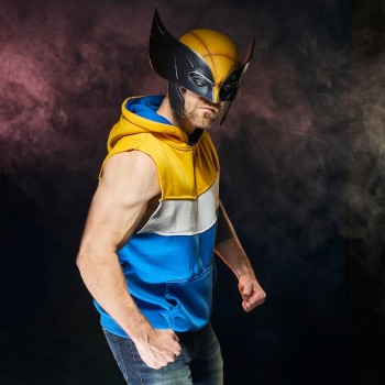 Marvelous Europe Marvel Avengers Legends Series Wolverine Premium Roleplay Mask, Yellow G0646 5010996337146