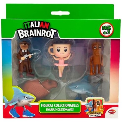 Giochi Preziosi Italian Brainrot 5Pack Figures 5 Cm 35007601 8432752057292