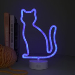 Legami Neon-Effect LED Lamp - Kitty - Its A Sign Kitty LL0012 8052694038205