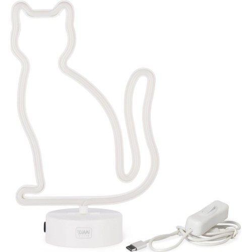 Legami Φωτιστικό LED Με Εφέ Νέον - Kitty - Its A Sign Kitty LL0012 8052694038205