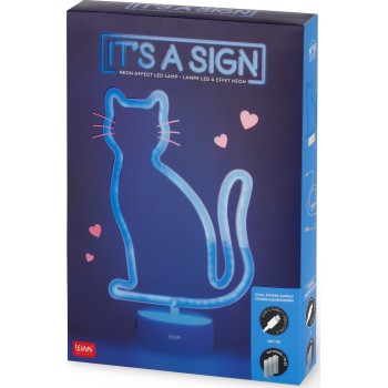 Legami Φωτιστικό LED Με Εφέ Νέον - Kitty - Its A Sign Kitty LL0012 8052694038205