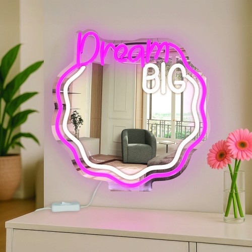 Sign Led Mirrow Legami Mirror With Neon-effect LED Light - Its a Sign NLM0001 | Toys ...