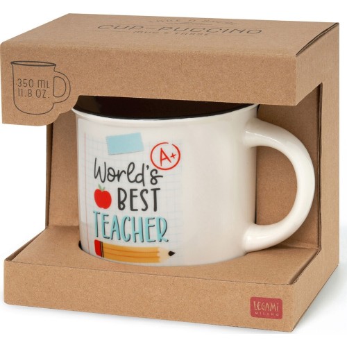 Legami Porcelain Mug - Teacher - Cup-puccino teacher CUP0066 8052694004613
