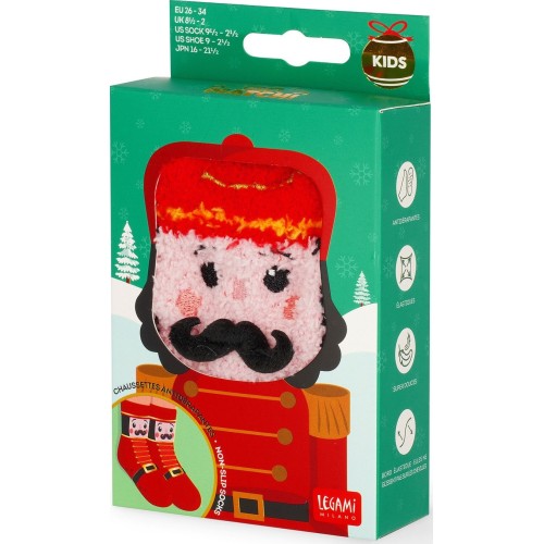 Legami Nutcracker Non-Slip Socks For Kids - Its A Match! Nutcracker KCSXS0007 8052694040819