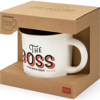 Legami Porcelain Mug - The Boss - Cup-puccino the boss CUP0023 8051739308013