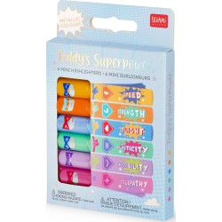 Legami Σετ 6 Μίνι Μαρκαδόρων - Teddy's Superpower MH0005 8052694021009