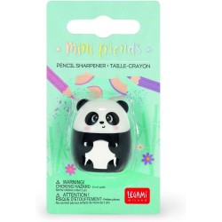 Legami Pencil Sharpener - Mini Friends, Panda Theme, Pencil Sharpener Ideal For Children, Easy To Grip CSHKIT3 8052694028572