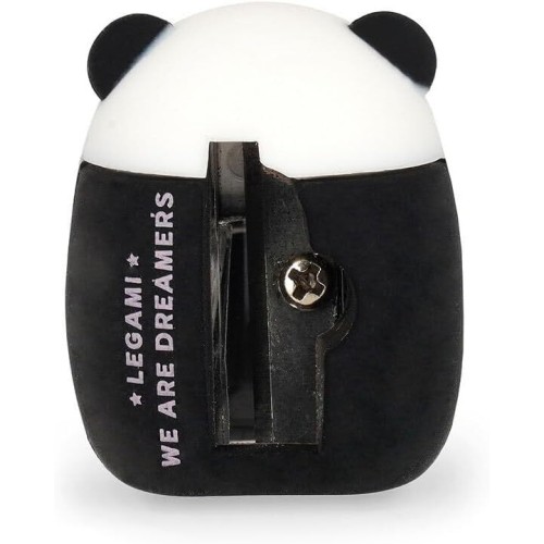 Legami Pencil Sharpener - Mini Friends, Panda Theme, Pencil Sharpener Ideal For Children, Easy To Grip CSHKIT3 8052694028572