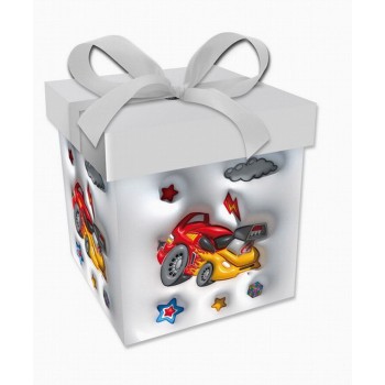 Toys-shop Choice Gift Box (30X30x30) Racing Car Or Rocket JZ121572 6990225055067