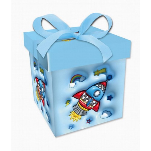 Toys-shop Choice Gift Box (30X30x30) Racing Car Or Rocket JZ121572 6990225055067