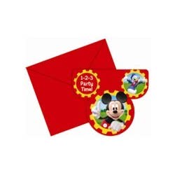 PROCOS Προσκλήσεις Και Φάκελα Mickey 6pcs 10 9797 5201184097977