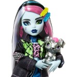 Mattel Monster High Frankie Stein Fashion Doll With Pet Watzie and Accessories HXH73 194735230587