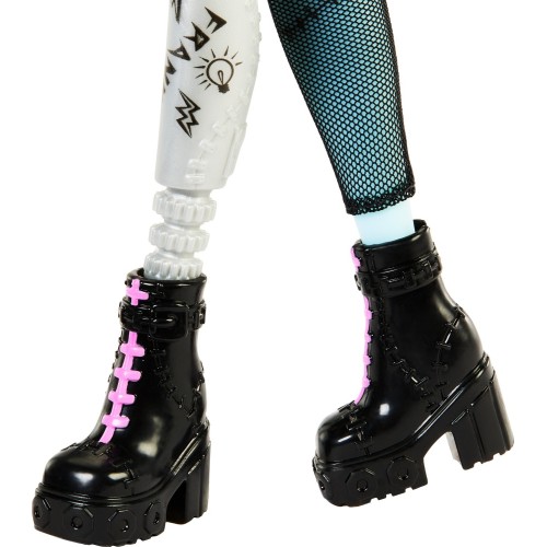 Mattel Monster High Frankie Stein Fashion Doll With Pet Watzie and Accessories HXH73 194735230587